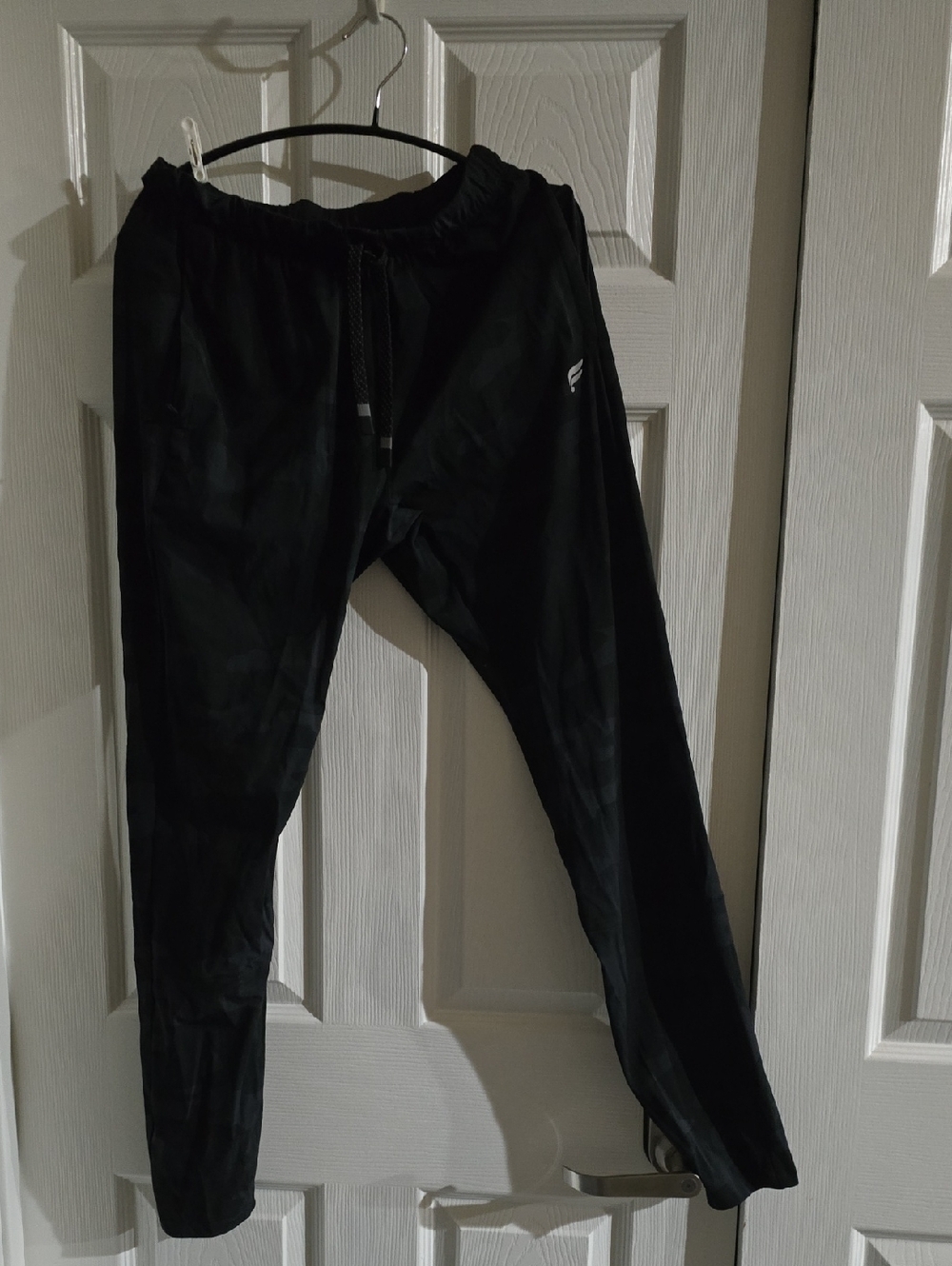 Men's Black Athletic Track Pants - Lightweight Joggers